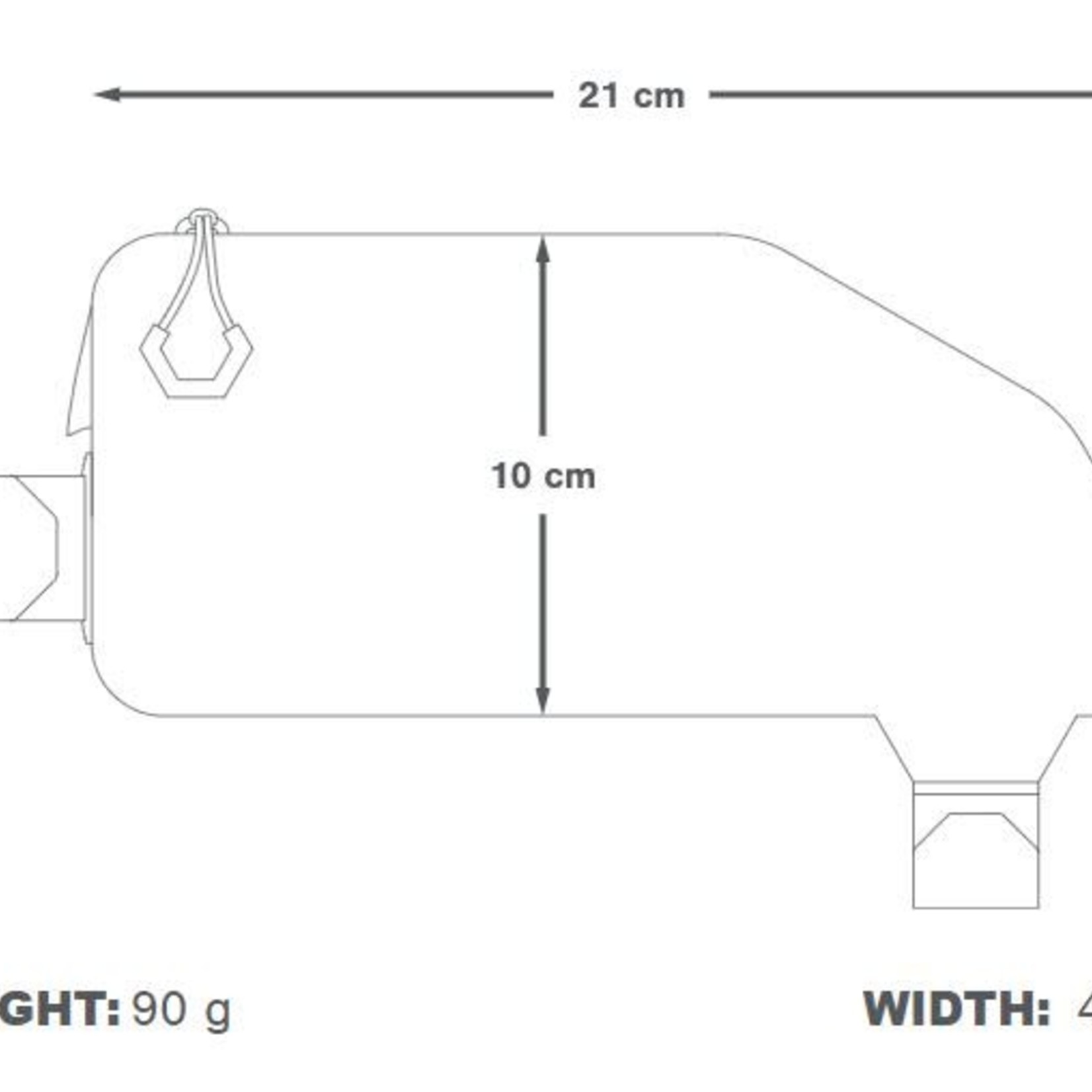 Apidura APIDURA, Expedition Top Tube Pack, 1L