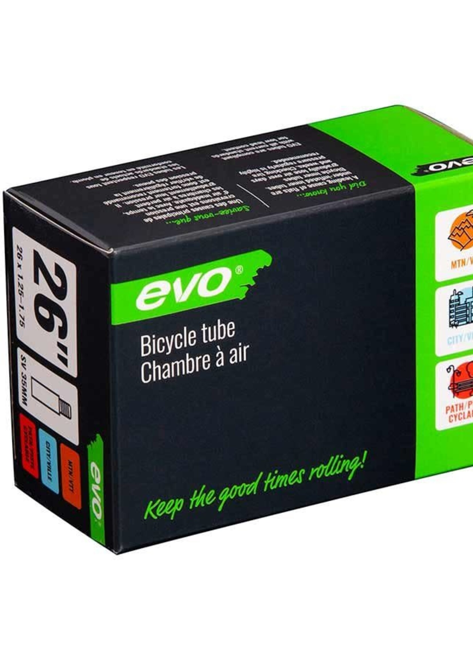 EVO EVO, Tube, 26x1 3/8, Schrader, 32mm