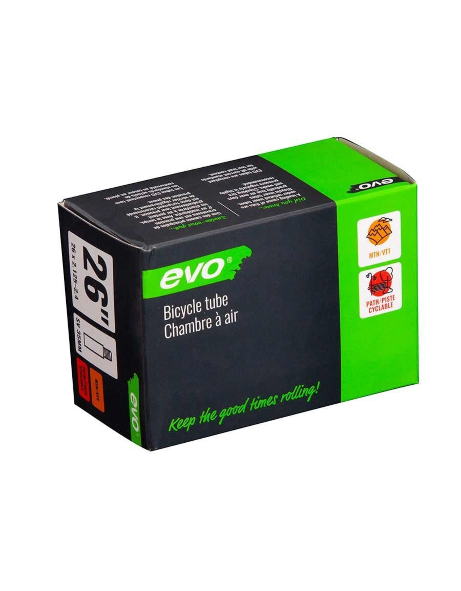 EVO EVO, Tube, 26x2.125-2.4, Schrader, 48mm