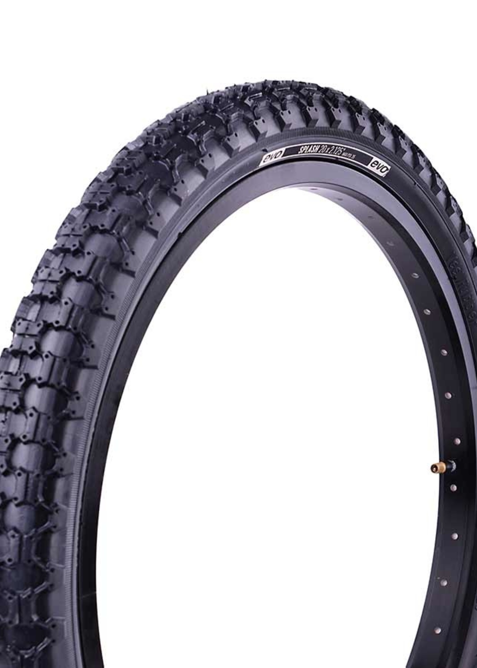 EVO EVO, Splash, Tire, 14''x1.75, Wire, Clincher, Black