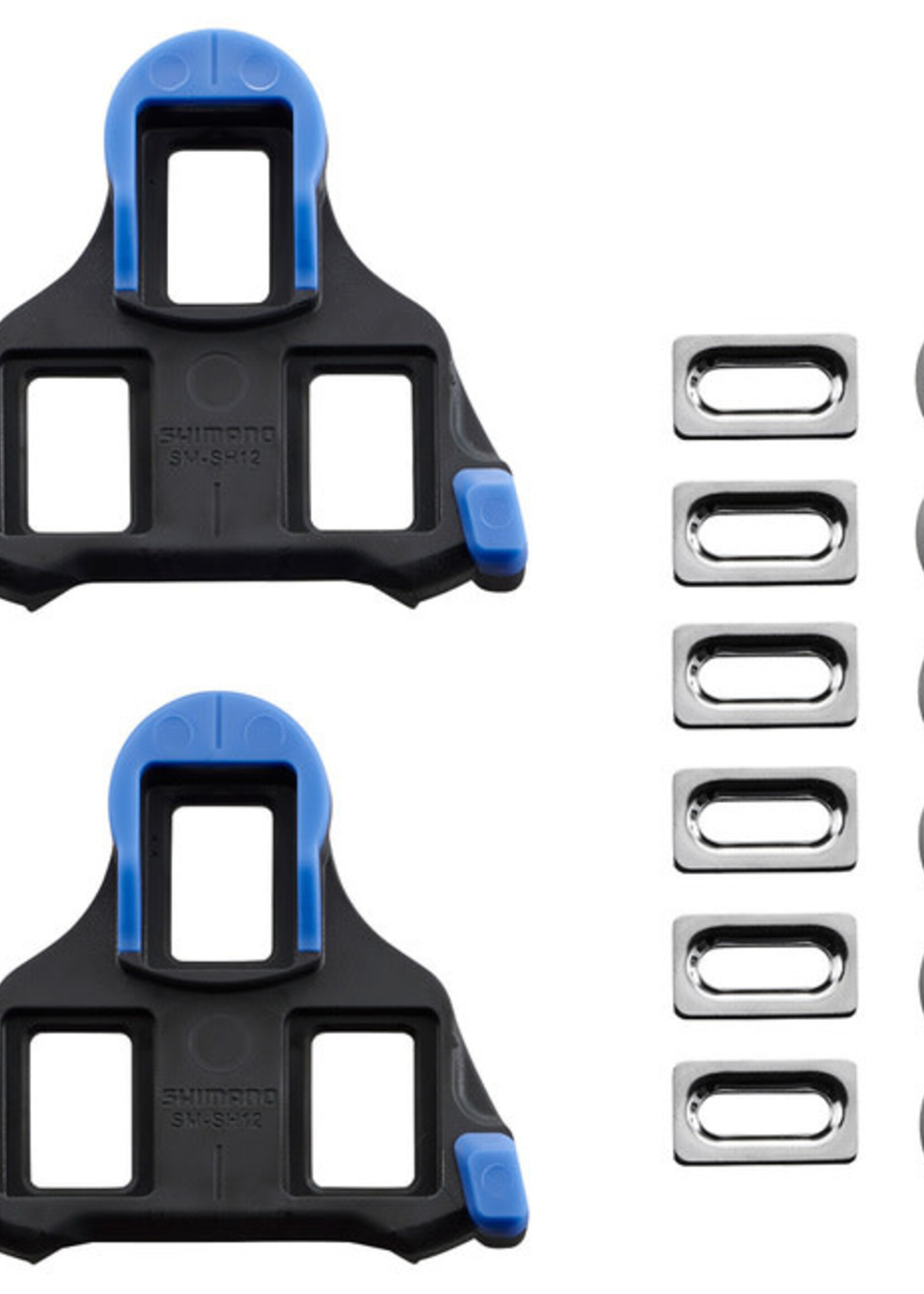 Shimano SPD SL CLEAT SET SM-SH12 BLUE 2 DEGREE FRONT CENTER PIVOTING PAIR