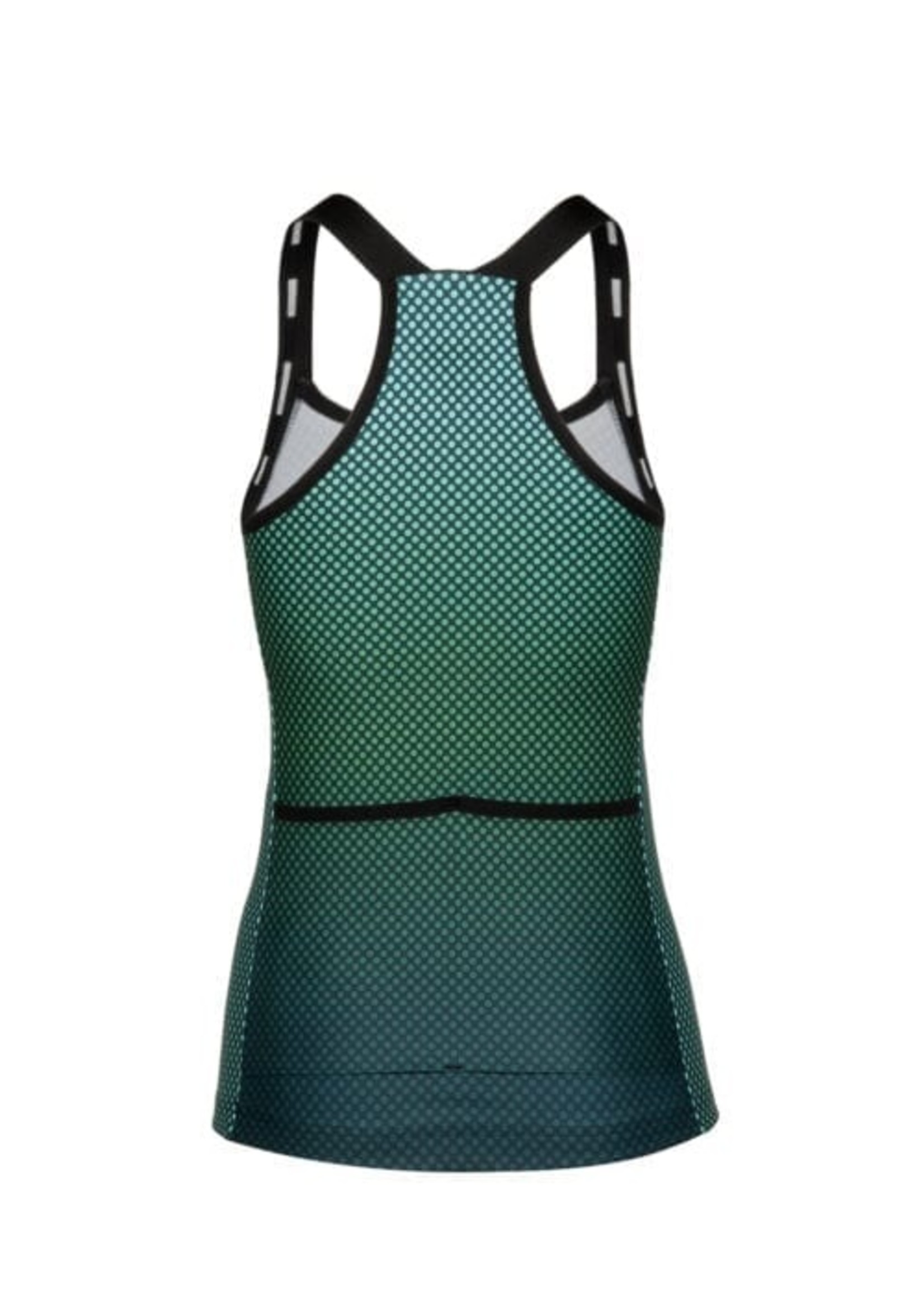 Bioracer '21, BIORACER, Women's Vesper Tan Top Jersey, Green Blitzz - FINAL SALE