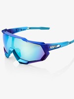 100% 100%, Speedtrap  Matte Metallic Into the Fade / Blue Topaz Mirror Lens