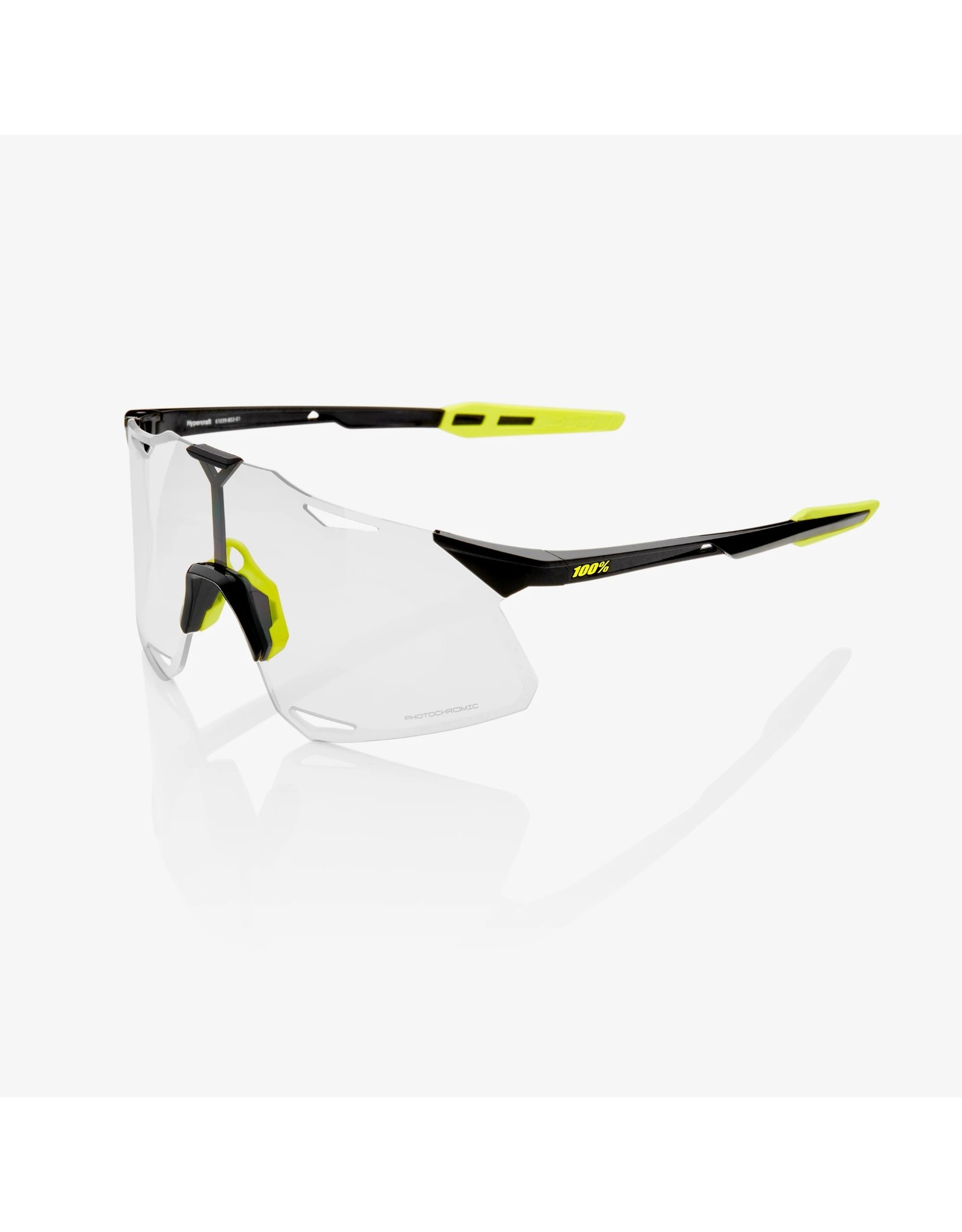 100% 100%, Hypercraft Sunglasses, Gloss Black/Photochromic