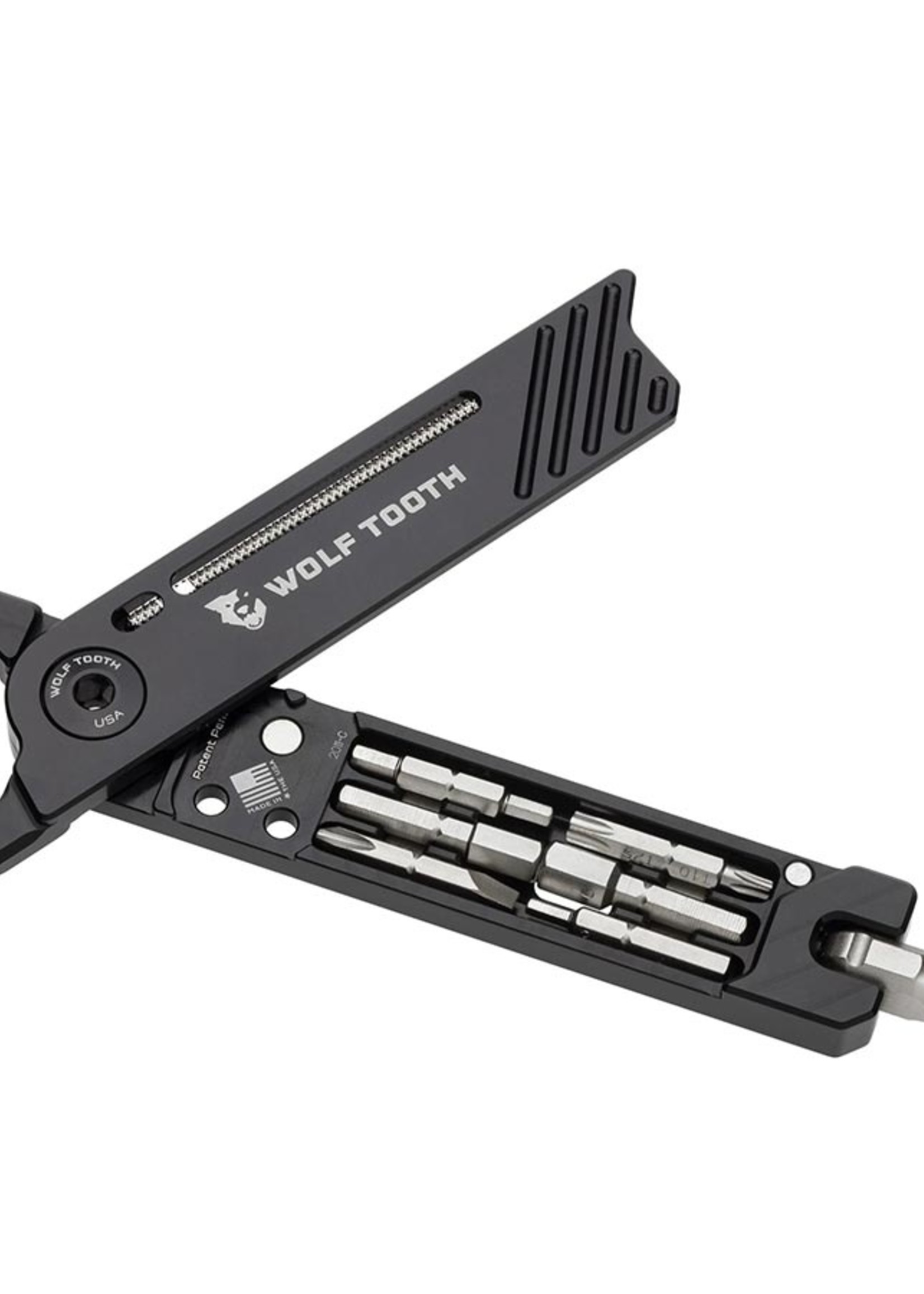 Wolf Tooth components Wolf Tooth, 8-Bit Pliers, Multi-Tool, Number of Tools: 17, Black Bolt