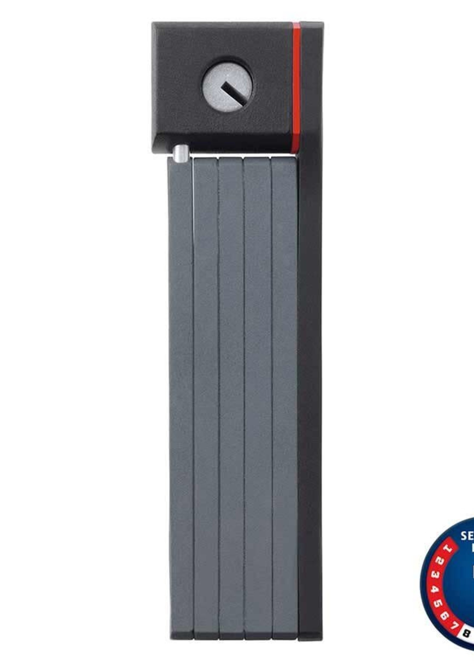 Abus Abus, Ugrip Bordo 5700, Folding lock with key, 80cm (2.6'), Black,  Dual Mounting