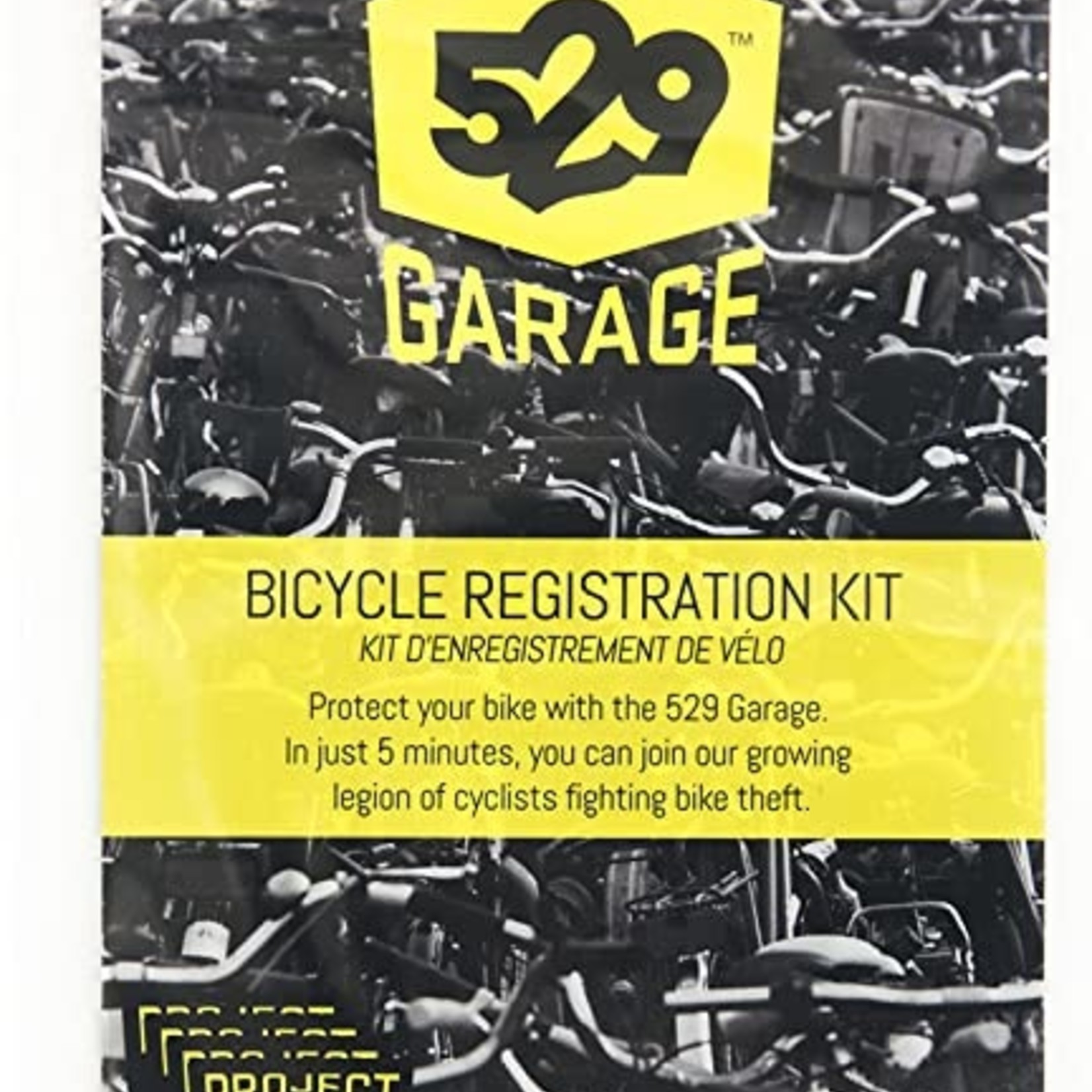 529 Garage 529 GARAGE, Bicycle Registration Kit SINGLE