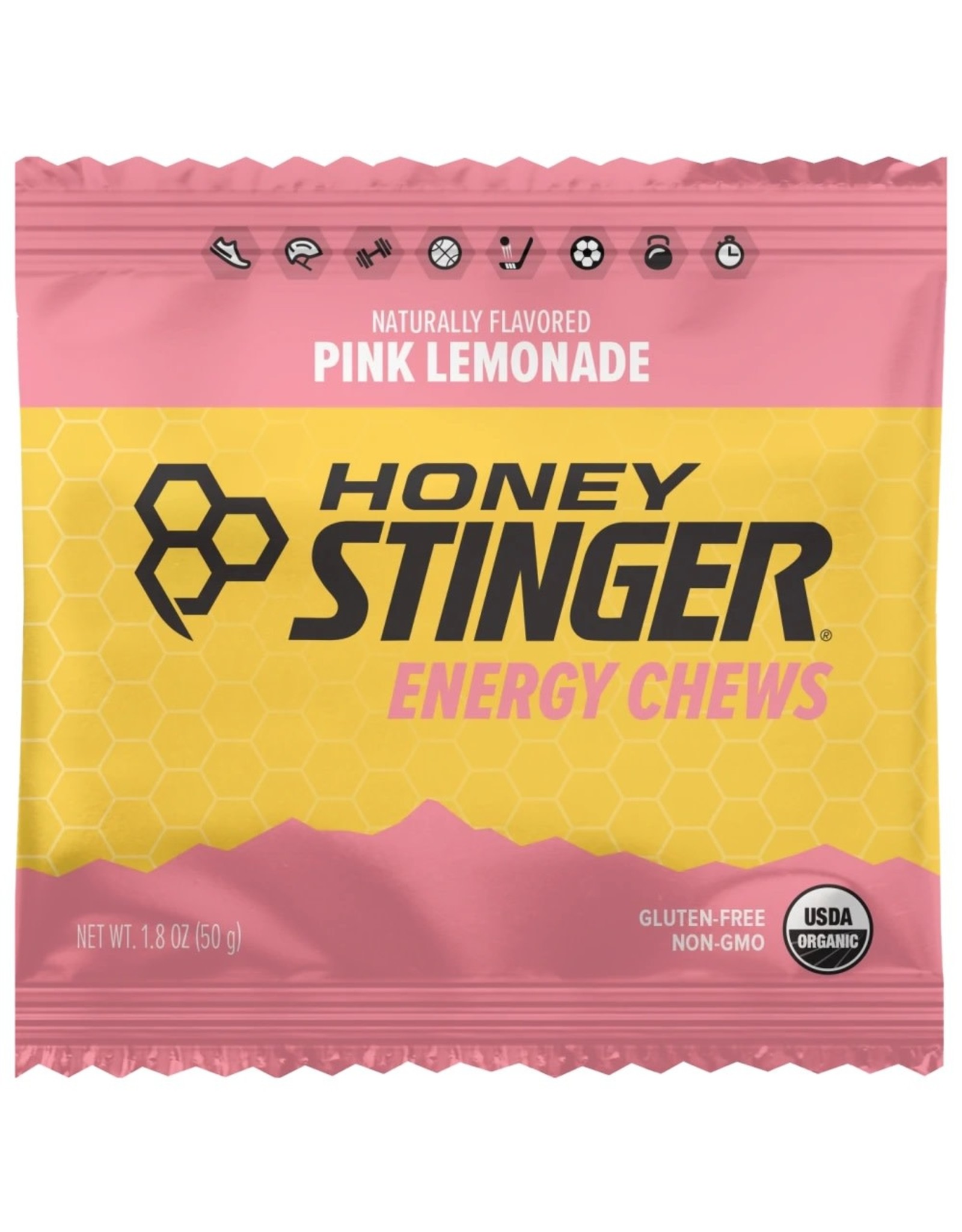 Honey Stinger HONEY STINGER, Organic Energy Chews, Pink Lemonade single