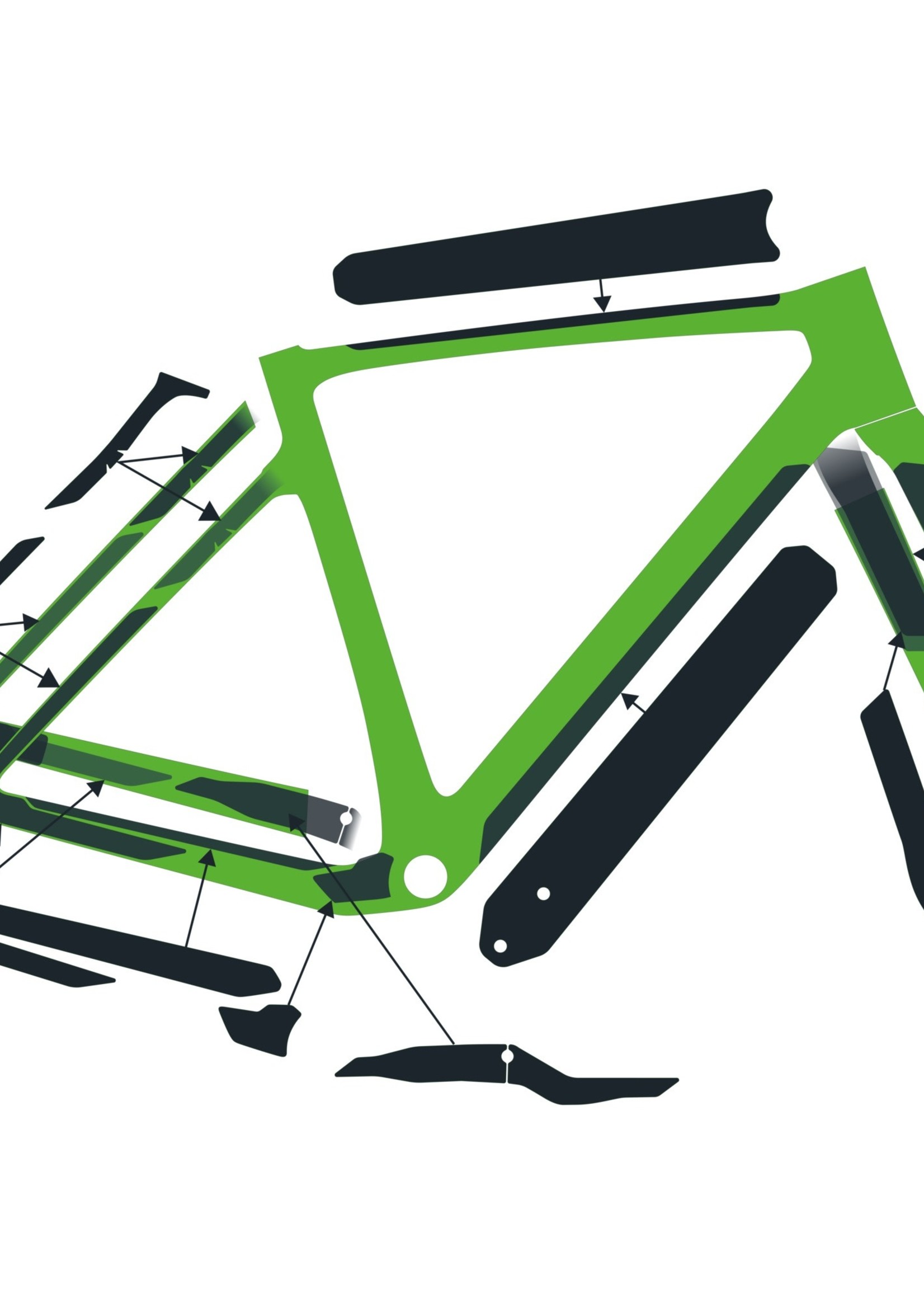 SCOTT BICYCLES SYNCROS, Frame Protection, Addict Gravel, Clear Matte
