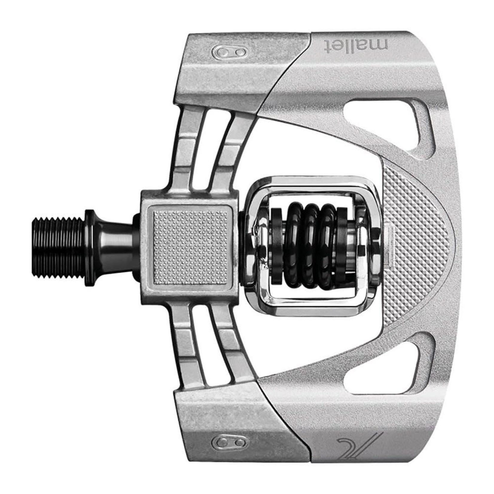 Crankbrothers CRANKBROTHERS, Mallet 2 Pedal, Raw/Silver