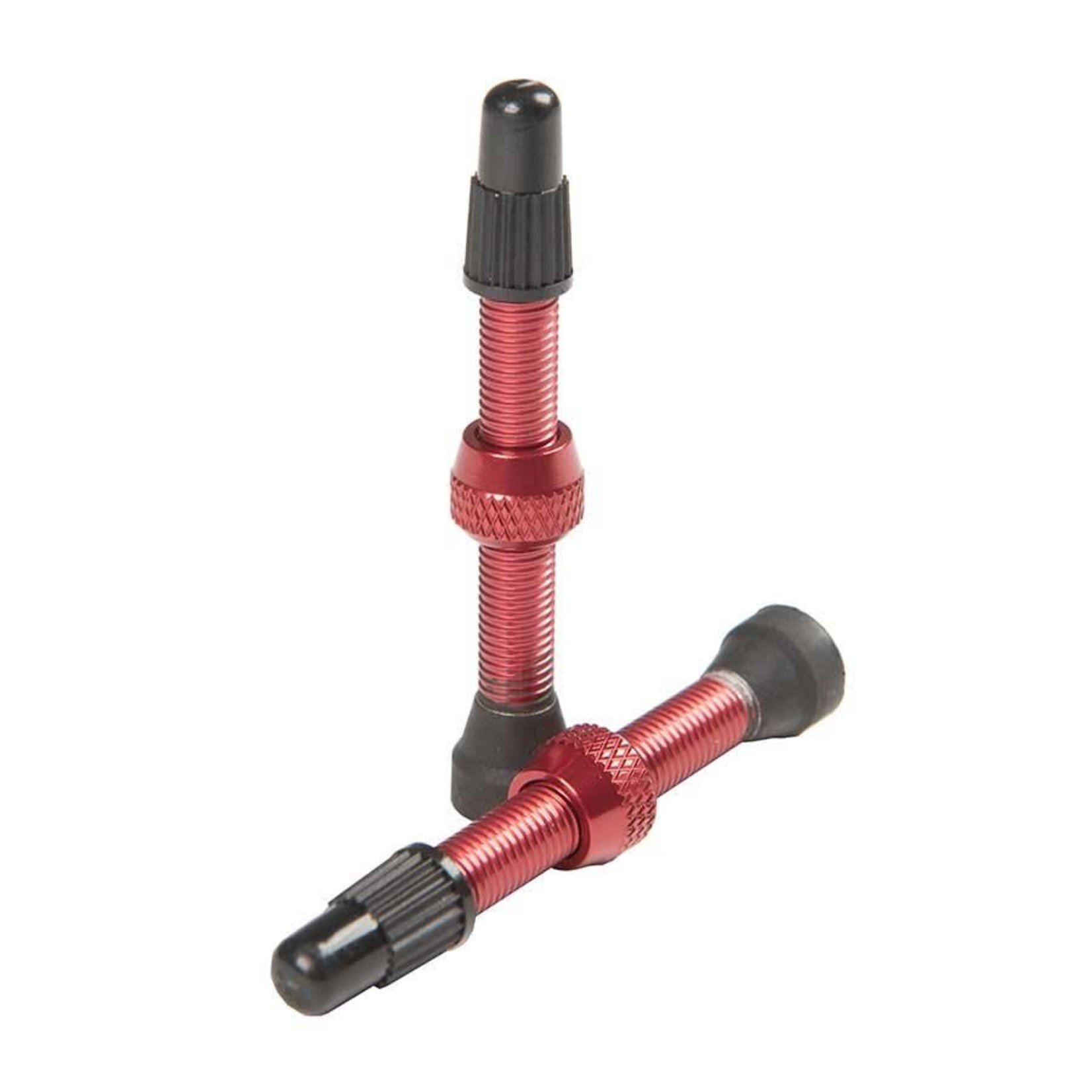 Stans No Tubes, Tubeless Valves, Tubeless Valve, Presta, 44mm, Red, Pair -  The Cyclery