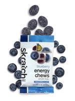 Skratch Labs SKRATCH, Energy Chews, Blueberry (caffeinated), single