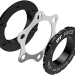 DT SWISS DT Swiss Center Lock to 6-Bolt Disc Adaptor: fits most QR and 12mm Frames/Forks