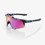 100% 100%, Speedcraft Sunglasses, Peter Sagan LE, Soft Tact Tie Dye / Purple Multilayer Mirror