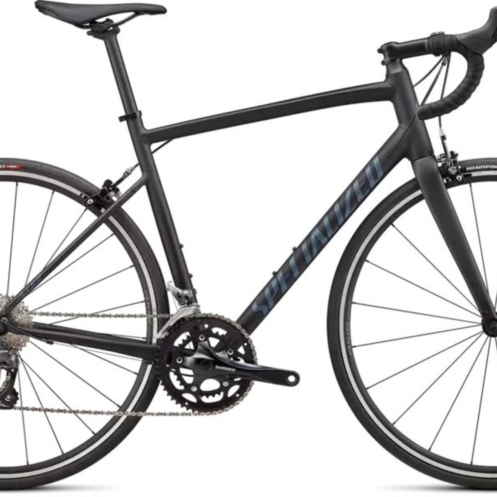 22 Specialized Allez E5 Satin Black Cast Battleship Carbon