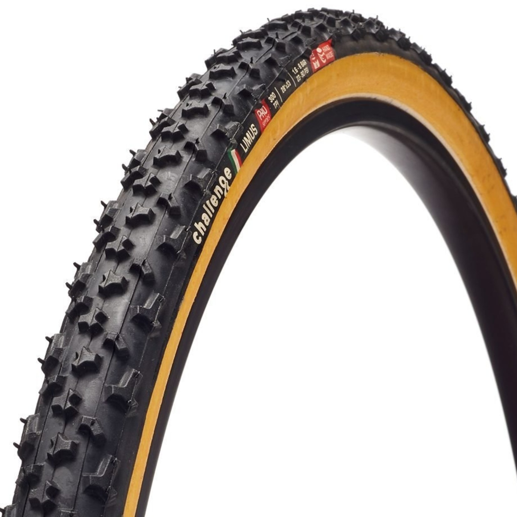 Challenge Challenge, Limus Pro Race TLR Tubeless Ready Tire, 700 x 33, tan