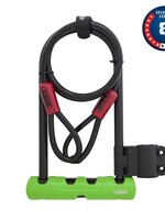 Abus Abus, Ultra 410 + Cobra, U-Lock and cable, 12mm x 170mm x 230mm (12mm x 6.7'' x 9''), 10mm x 120cm (10mm x 4') cable, SH34