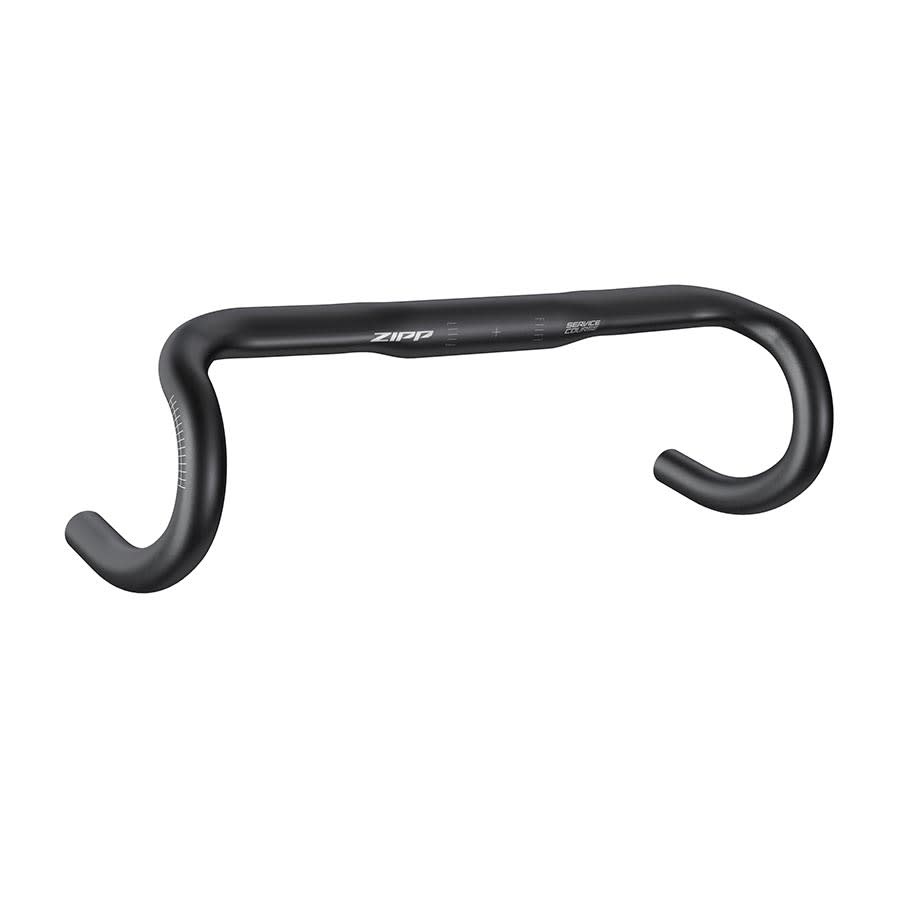 ZIPP, Service Course 70 Ergo Drop Bar, Black - The Cyclery