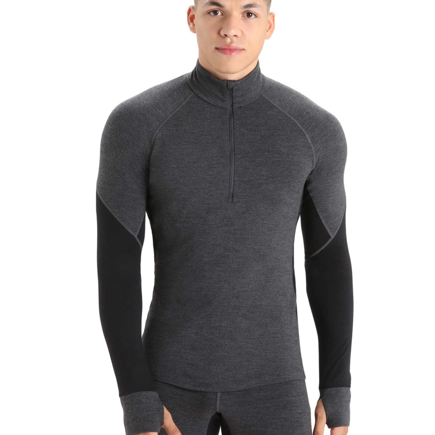 BodyfitZone™ Merino 200 Zone Thermal Long Sleeve Crewe Top - Icebreaker (UK)