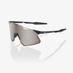 100% 100%, Hypercraft Sunglasses,  Gloss Black - HiPER Silver Mirror Lens