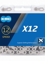 KMC KMC, X12 Chain, Speed: 12, 5.2mm, Links: 126, Silver