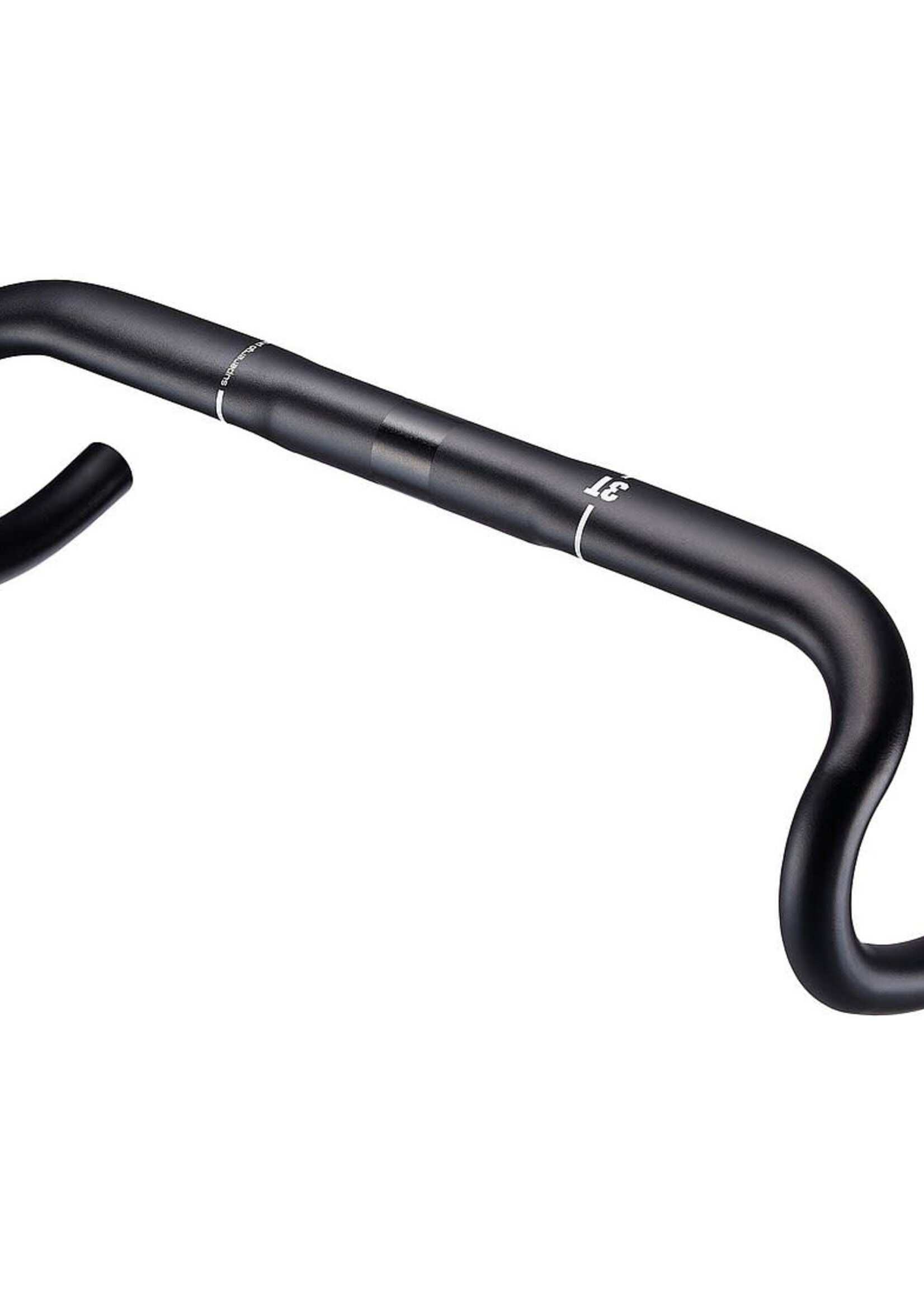 3T CYCLING 3T SuperErgo Pro Alloy Handlebar Black/White