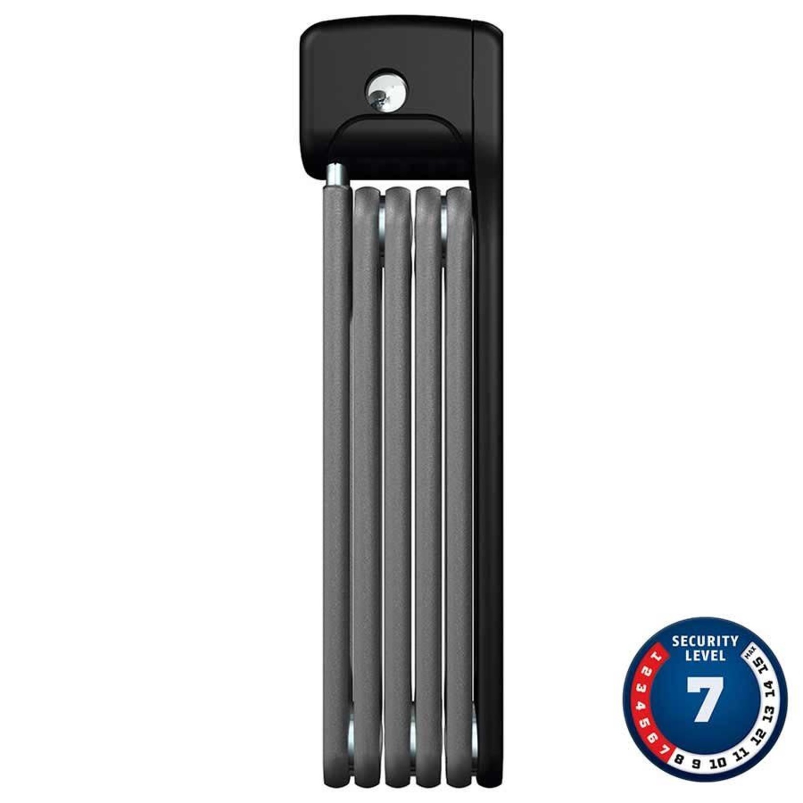 Abus Abus, Bordo Ugrip Lite 6055, Foldable lock with Key Lock, 5mm x 85cm (5mm x 2.8'), Black