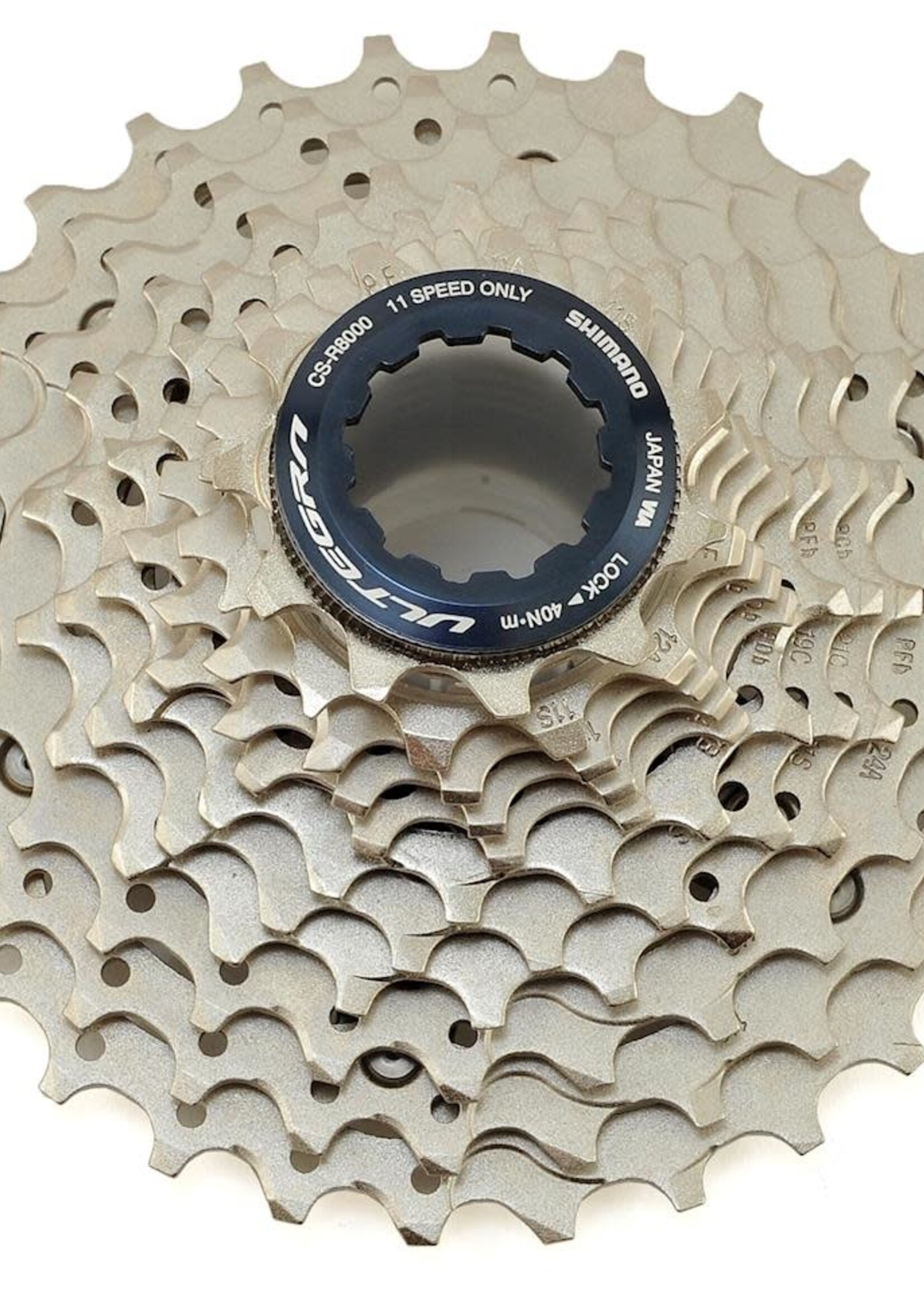Shimano CASSETTE SPROCKET, CS-R8000, ULTEGRA, 11-SPD, 11-12-13-14-15-17-19-21-24-27-30T, IND.PACK