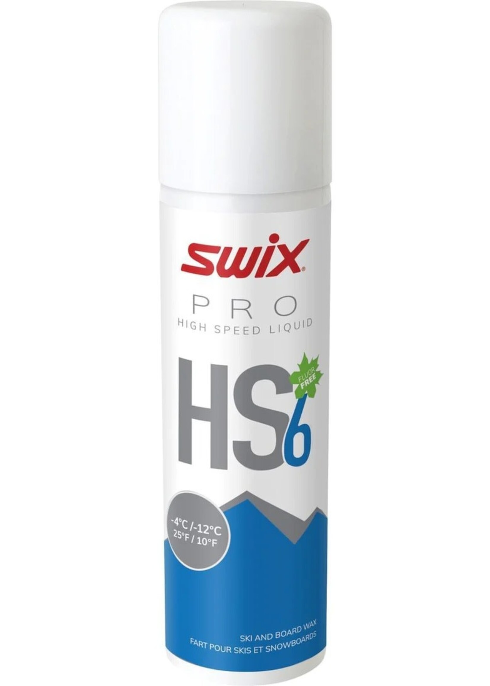 Swix SWIX, HS6 Blue Liquid Glide Wax (-4°C / -12°C) 125ml