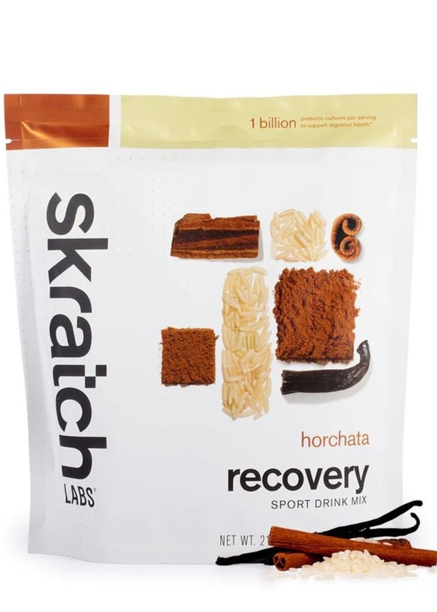 Skratch Labs SKRATCH, Sport Recovery Drink Mix, Horchata, 600g, 12-Serving
