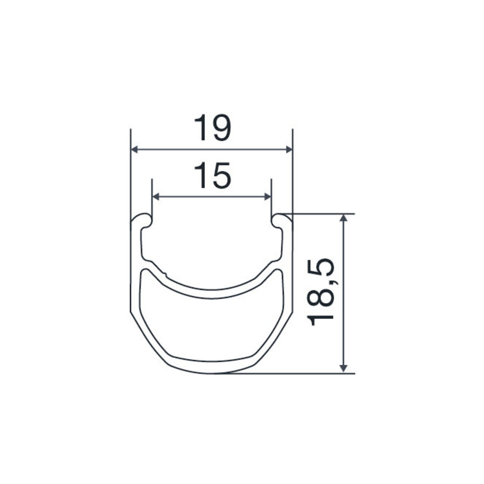 Mavic MAVIC RIM OPEN PRO C BLACK, 32H