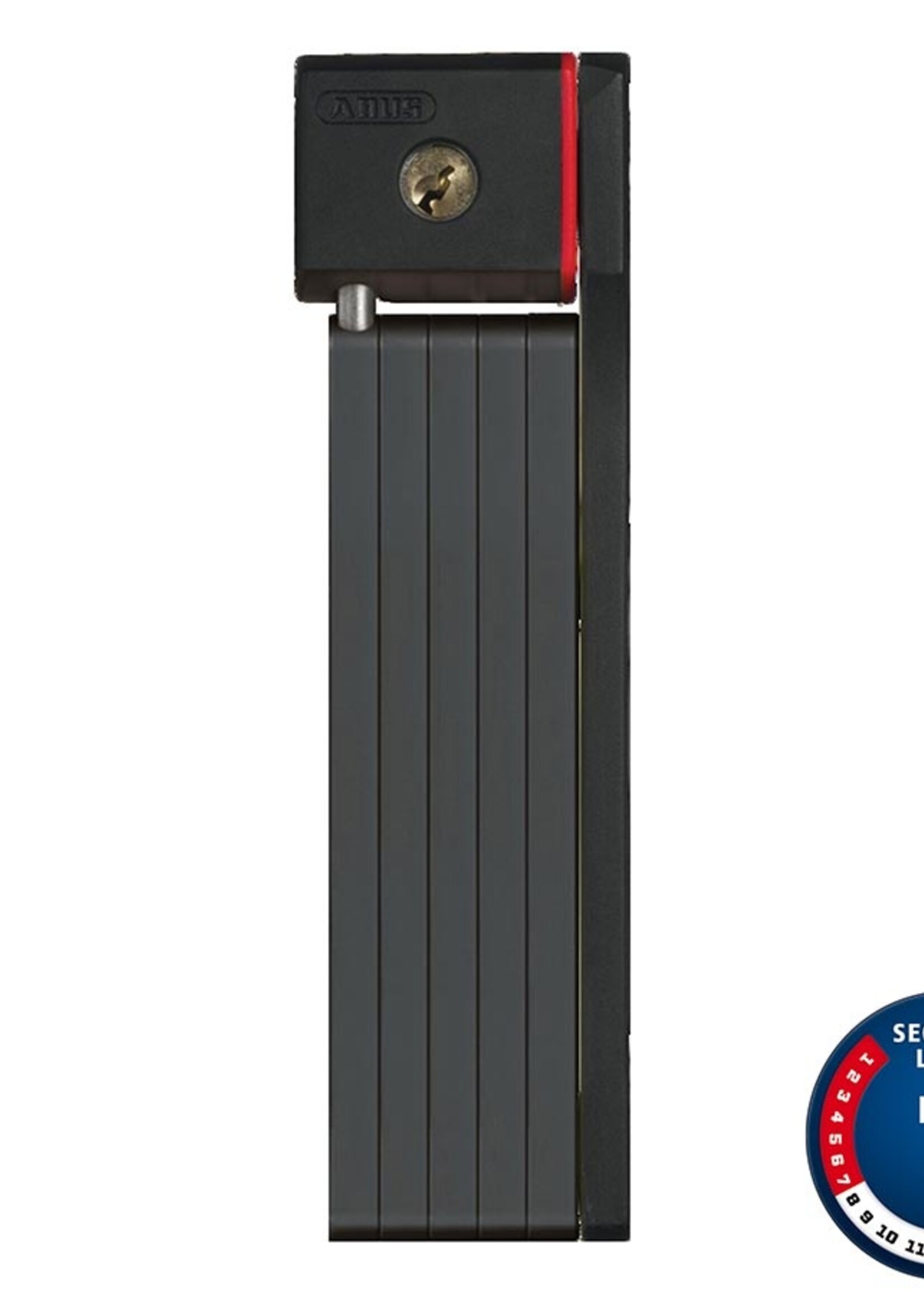 Abus Abus, Ugrip Bordo 5700 SH, Folding lock with key, 80cm (2.6'), Black