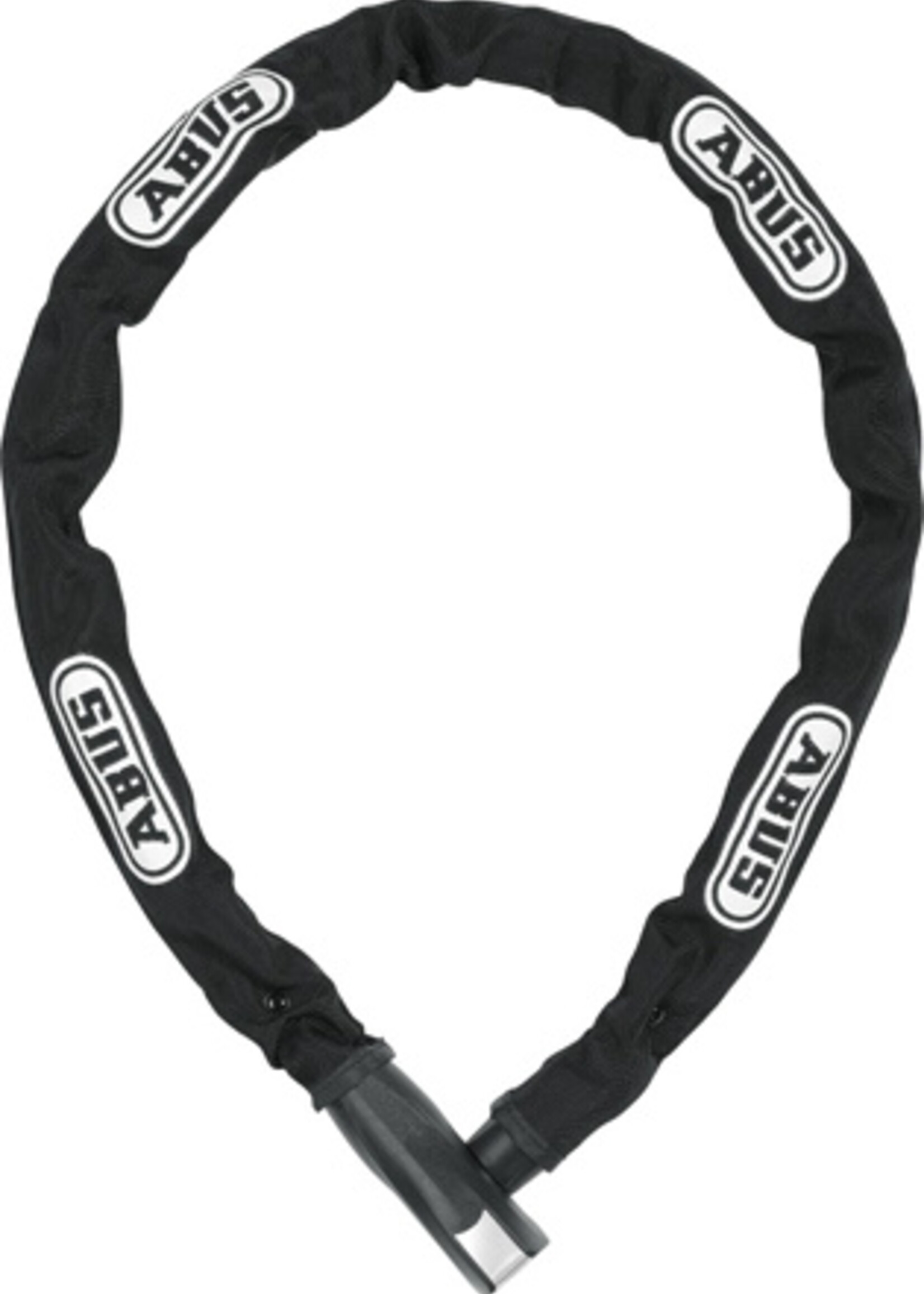 Abus Abus, 8807K Steel-O-Chain, Chain Lock, Key, 7mm, 110cm, 3.6', Black