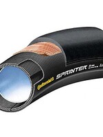 Continental CONTINENTAL, Sprinter Tubular Tire, Black-BW + Black Chili