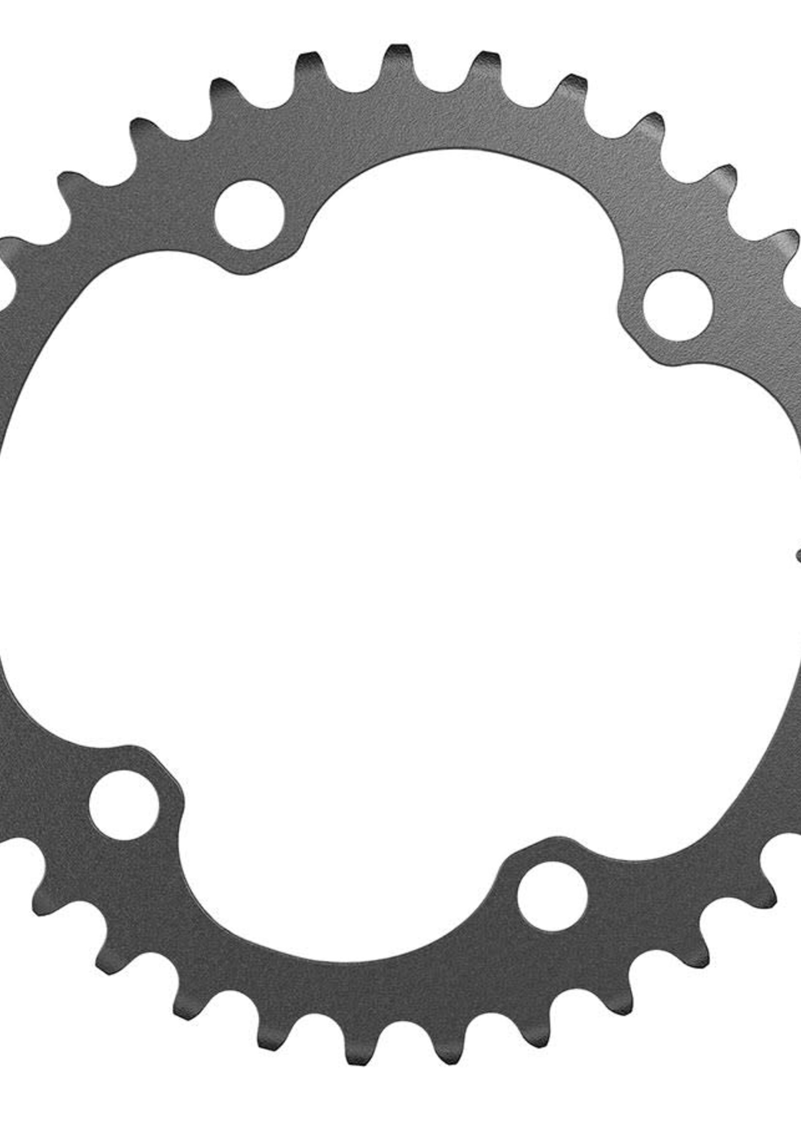 SRAM SRAM, Rival D1 2x 107mm, Chainring, Teeth: 35, Speed: 12, BCD: 107mm, Bolts: 4, Aluminum, Black