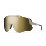 Smith Optics SMITH, Momentum, Matte Bone + ChromaPop Black Gold Mirror Lens