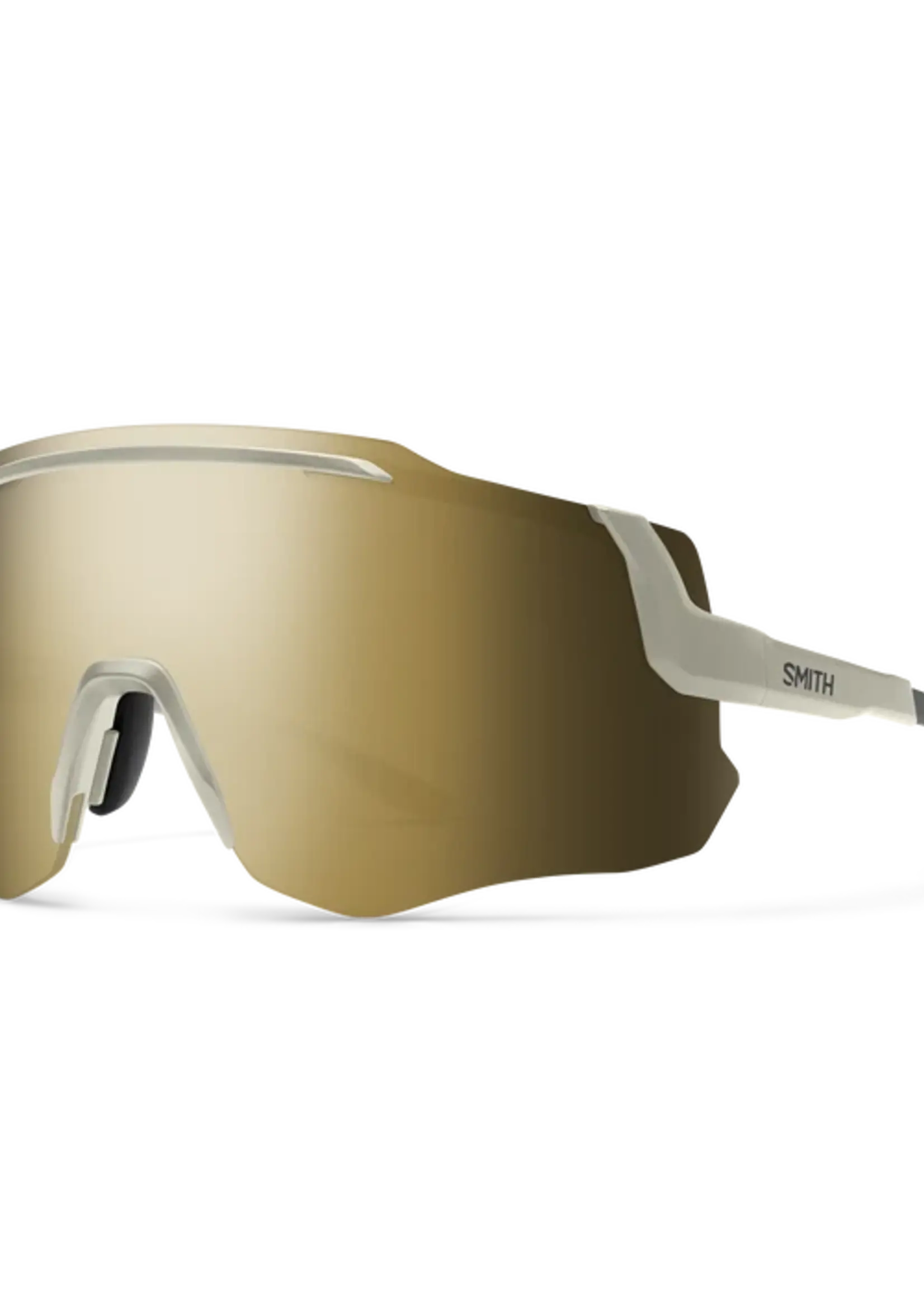 Smith Optics SMITH, Momentum, Matte Bone + ChromaPop Black Gold Mirror Lens