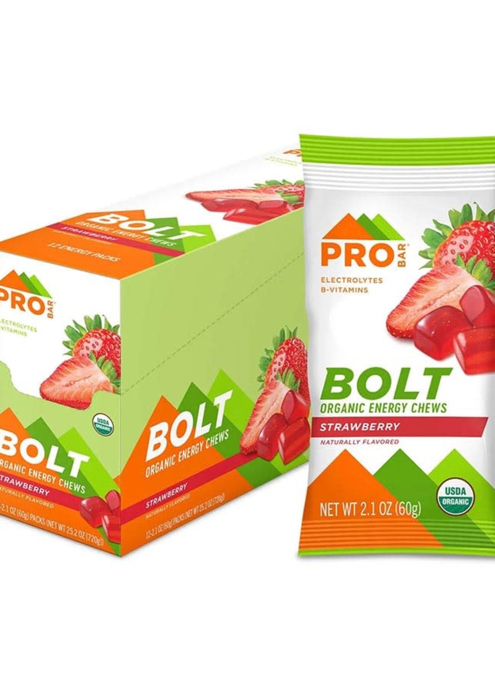 ProBar ProBar, Bolt, Chews, Strawberry, 12pcs single