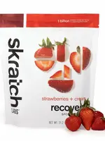Skratch Labs SKRATCH, Sport Recovery Drink Mix, Strawberries + Cream, 600g
