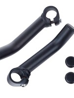 EVO EVO, Alloy Bar Ends, Black, Pair