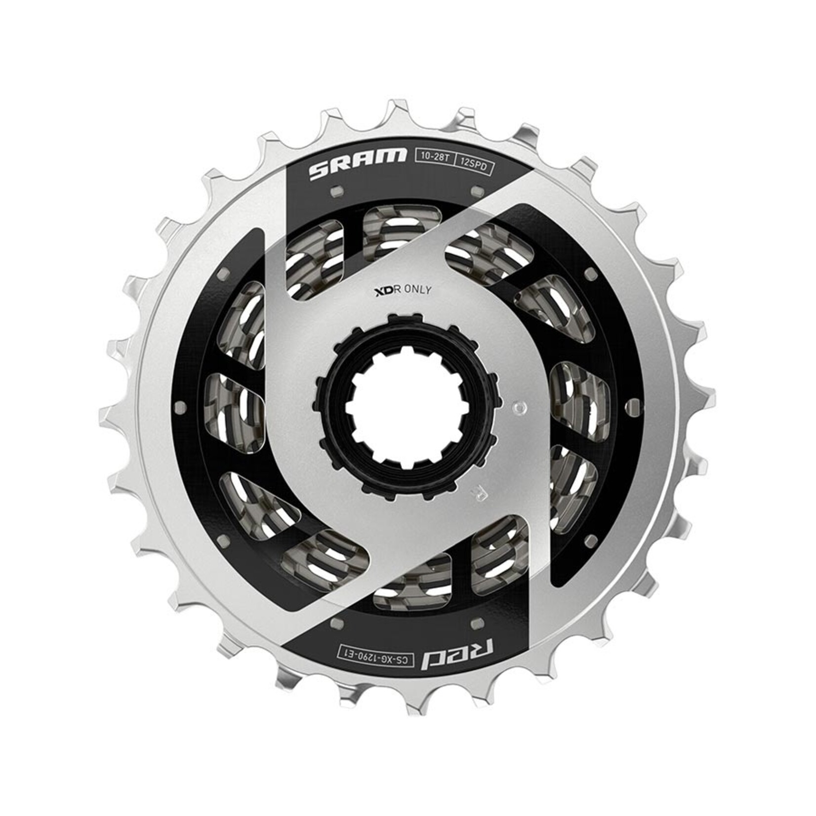 SRAM SRAM, XG-1290 E1, Cassette, Silver, Speed: 12, 10-33T, XD-R