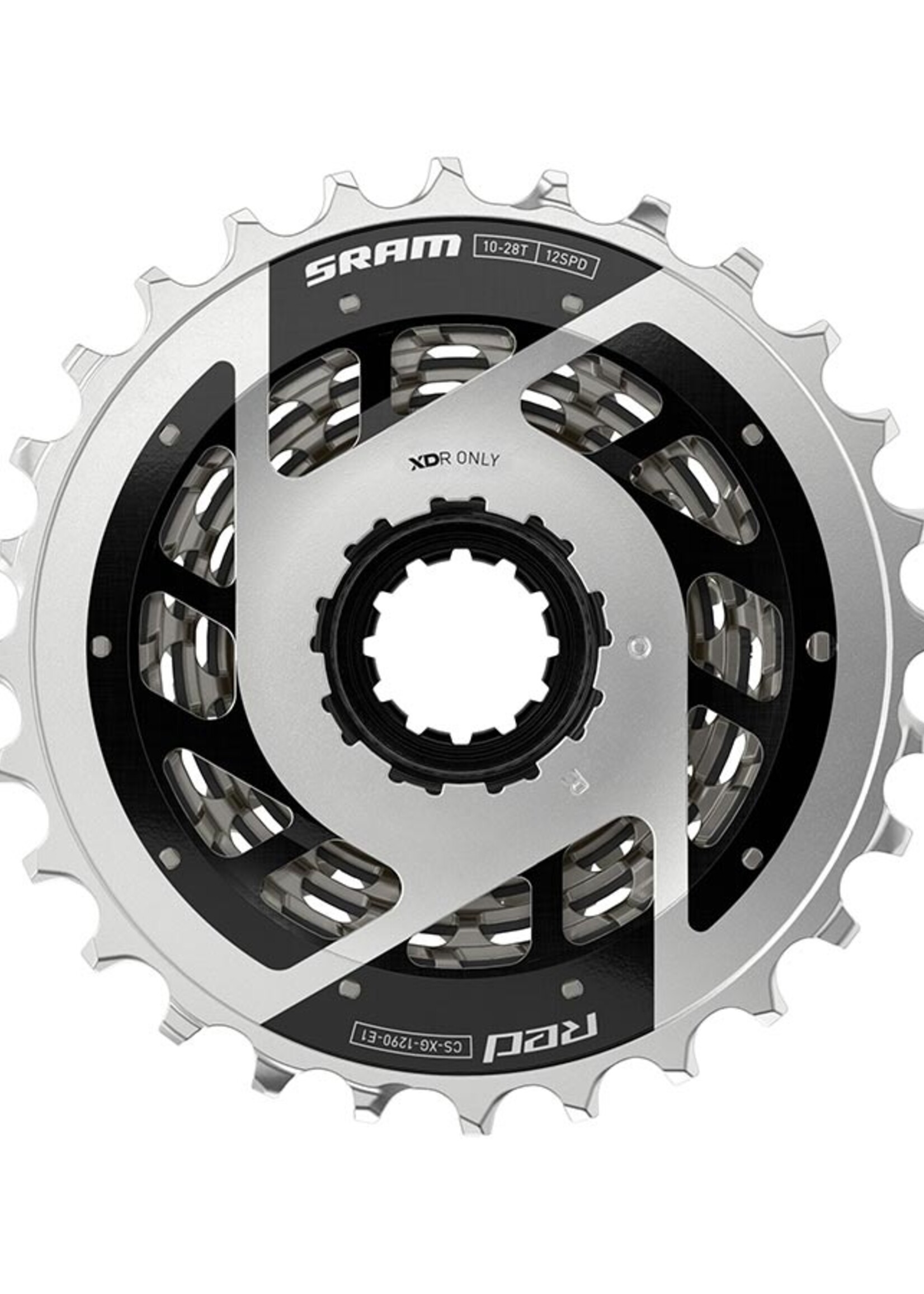 SRAM SRAM, XG-1290 E1, Cassette, Silver, Speed: 12, 10-33T, XD-R