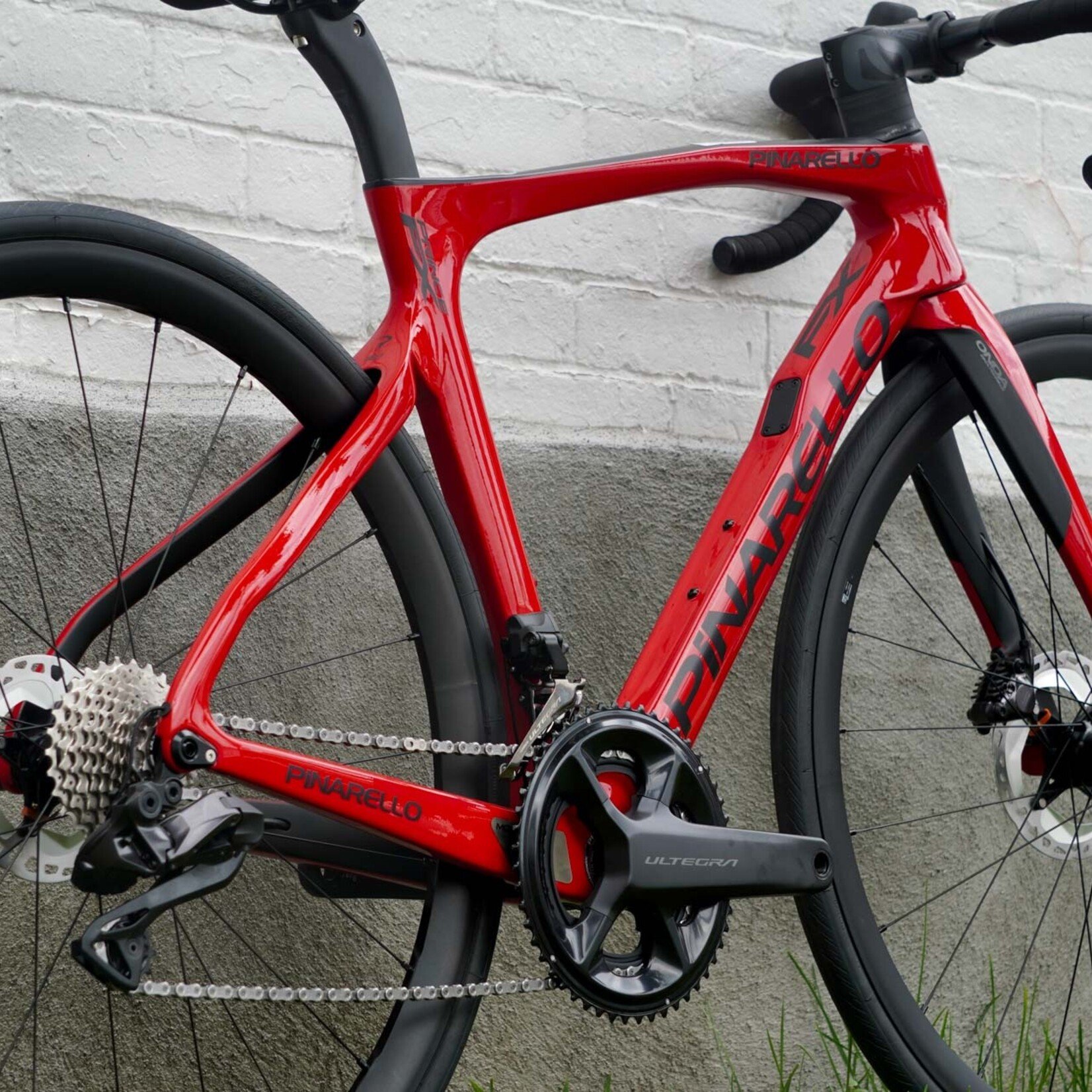 Pinarello Pinarello Prince FX frameset TiCR disc a232 Red 49cm/ ultegra complete