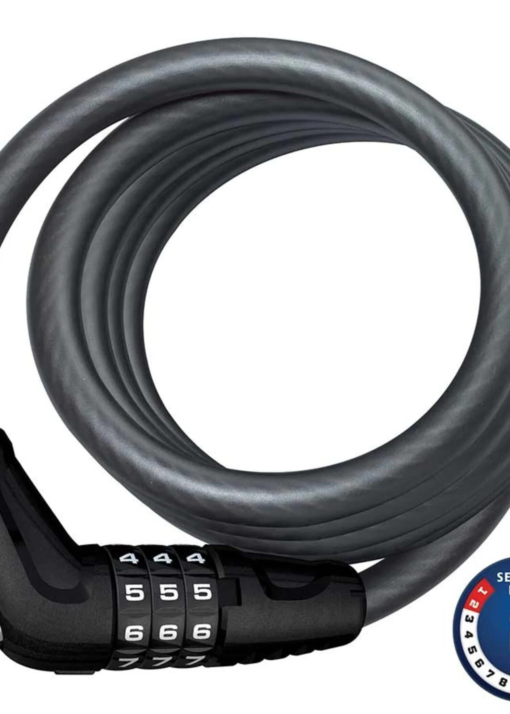 Abus Abus, Star 4508C, Cable with 3 digit combination lock (NO MOUNT), 8mm x 150cm (8mm x 4.9')