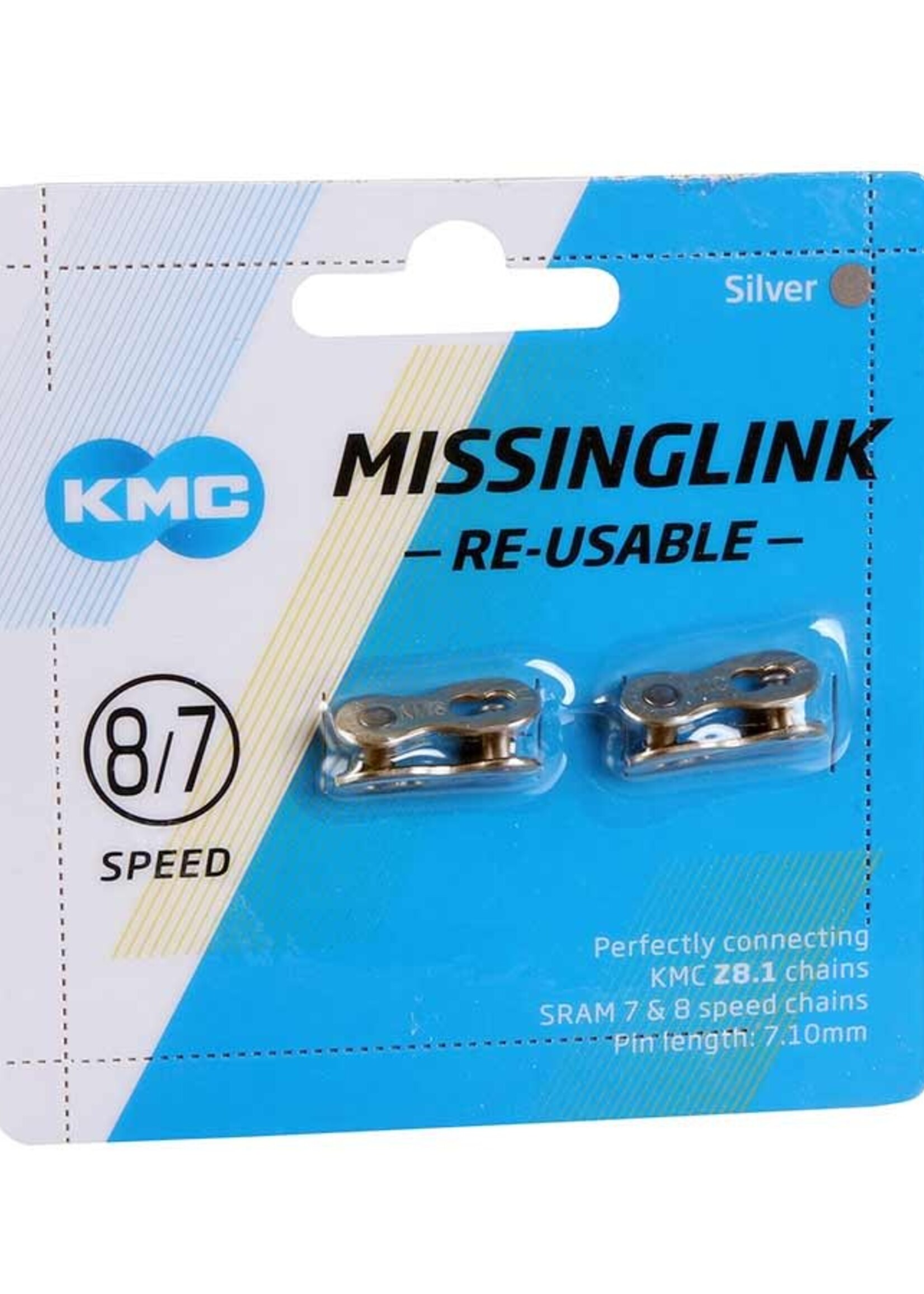 KMC KMC, MissingLink, 6/7/8 Speed, 7.1mm, Reusable, 2pcs