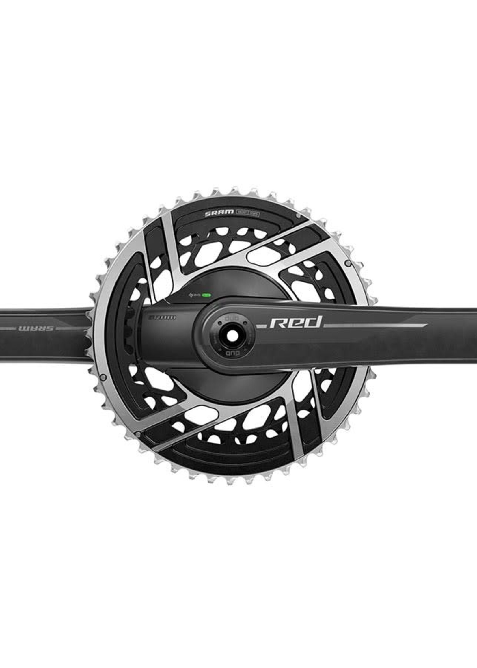 SRAM SRAM, Red AXS 2x Power Meter E1, Power Meter Crankset, Speed: 12, 50/37, DUB, Black, Road