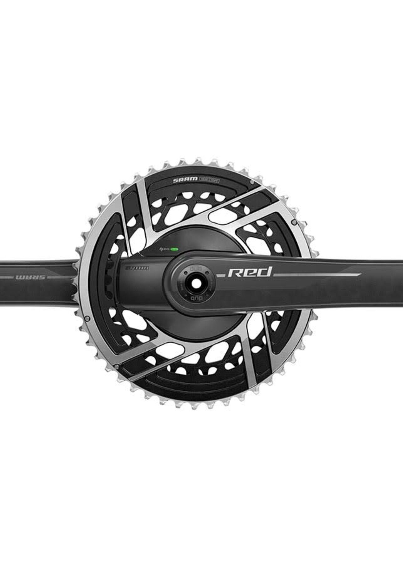 SRAM SRAM, Red AXS 2x Power Meter E1, Power Meter Crankset, Speed: 12, 50/37, DUB, Black, Road