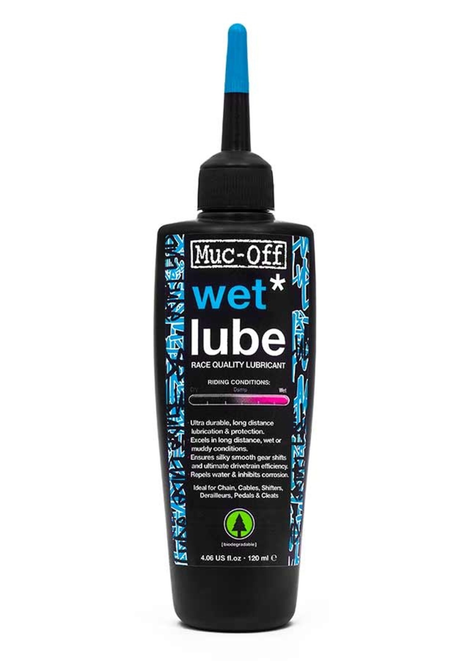 Muc-Off Muc-Off, Wet, Lubricant, 120ml
