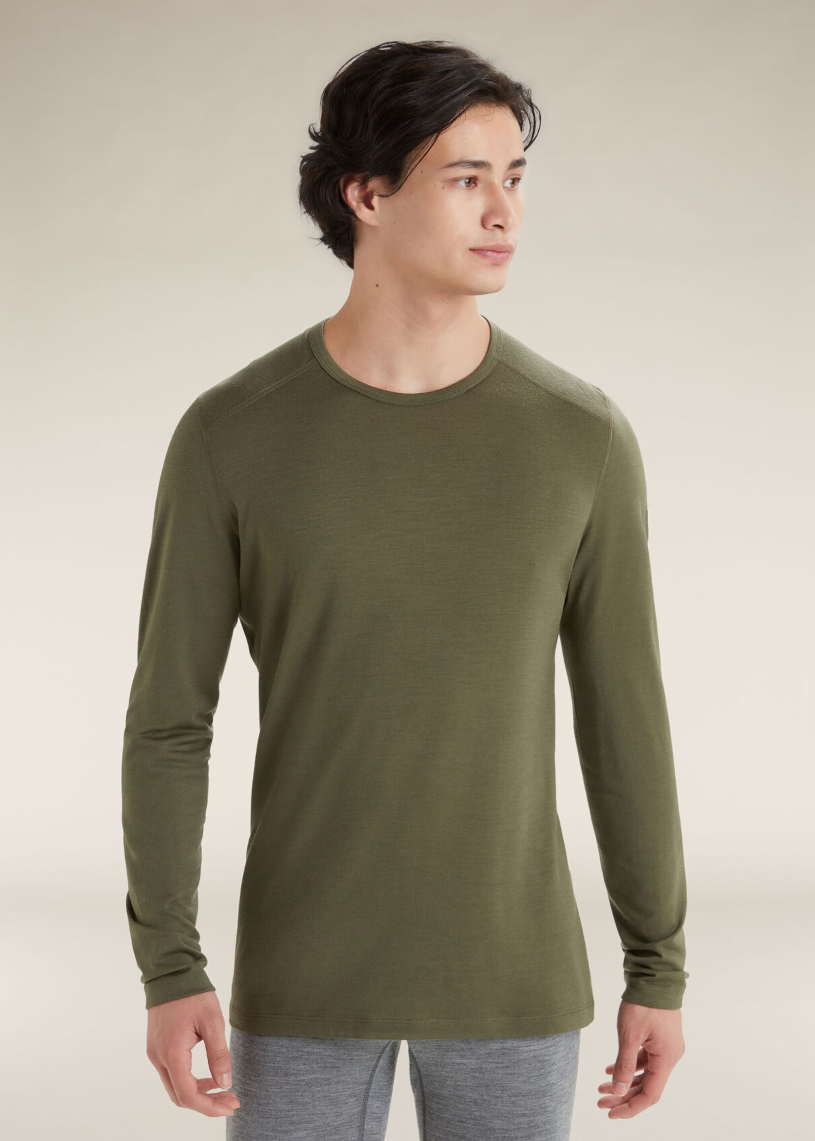 Icebreaker ICEBREAKER, Men's Merino 200 Oasis LS Crewe