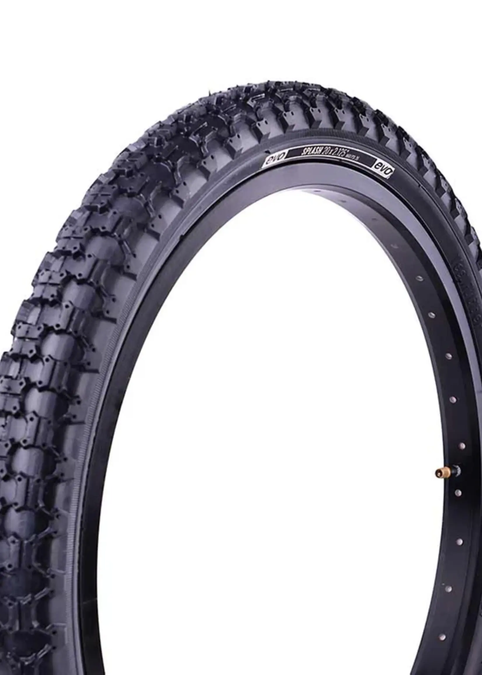 EVO EVO, Splash, Tire, 20''x2.125, Wire, Clincher, Black